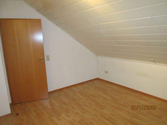 Zimmer im Dachgeschoss