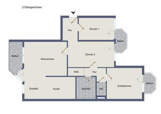 Grundriss-Illustration