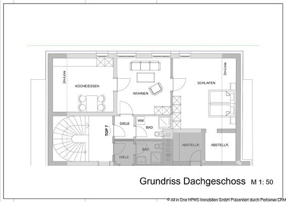Grundriss Dachgeschoss