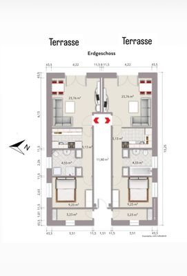 Grundriss Bungalow