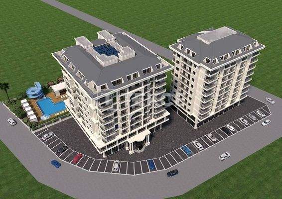 Real Estate in a Complex Near the Sea in Mahmutlar Alanya