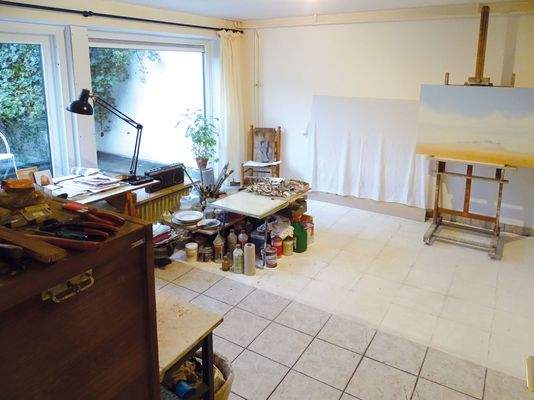 Malatelier der jetzigen Eigentümerin
