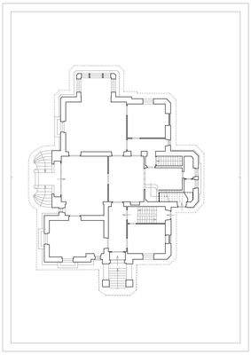 Planimetria piano terra Villa Stefania