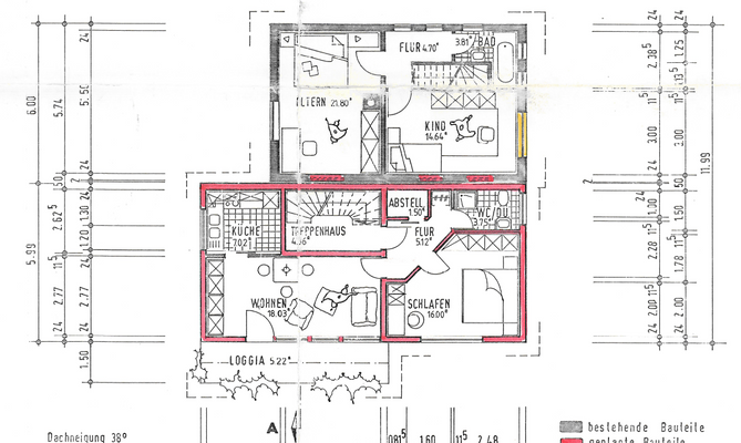 Grundriss Obergeschoss