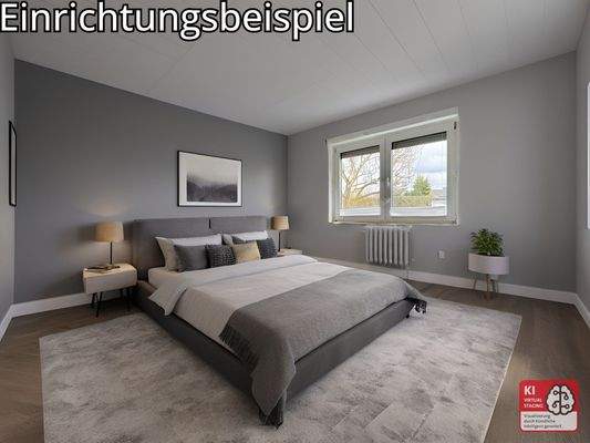 Schönes Schlafzimmer (Einliegerwohnung)