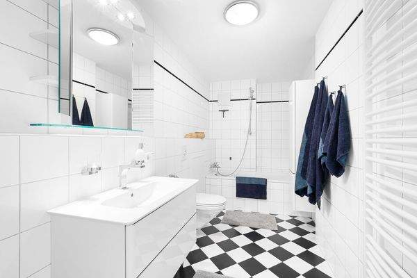 Mit fast 7,5qm hat man auch im Badezimmer ausreich