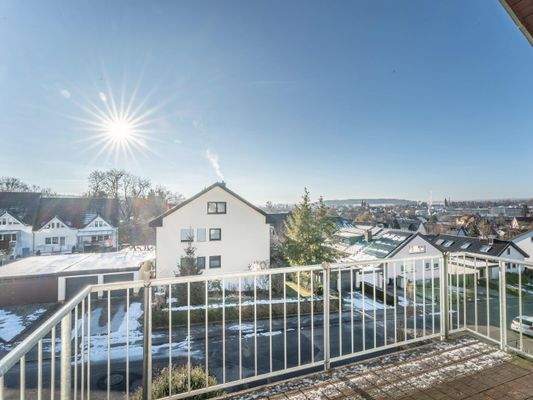 Balkon mit herrlicher Aussicht
