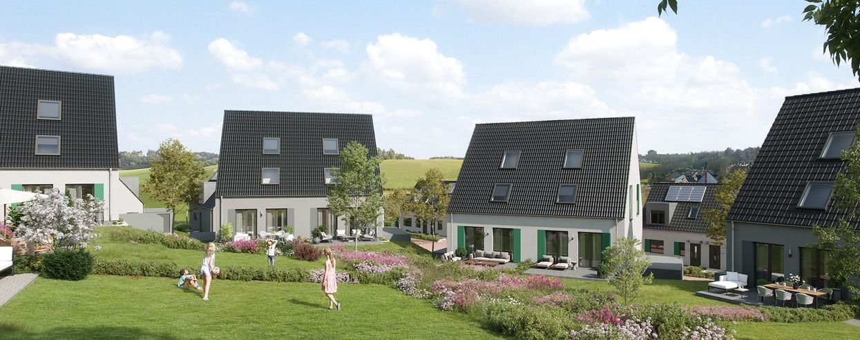 nergieeffiziente Häuser im Neubauprojekt Bergische Gärten