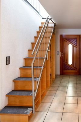 Die Treppe zum 2. DG