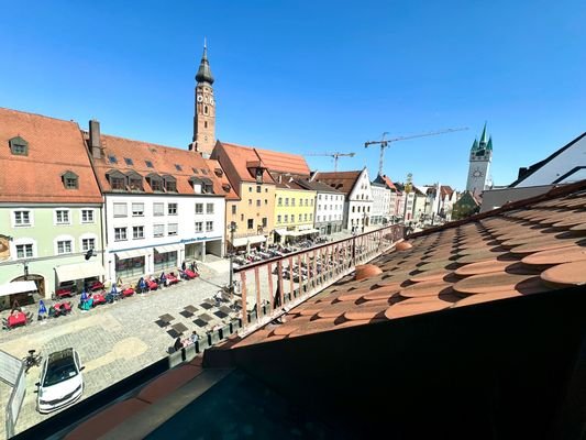Blick auf Stadtplatz