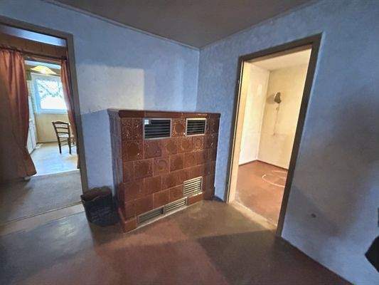 Kachelofen - Warmluft für Wohnzimmer, Kinderzimmer und Flur