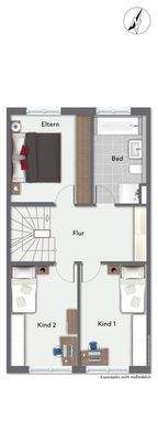 Grundriss Obergeschoss