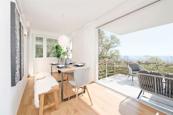 Essbereich / Balkon