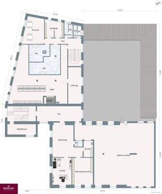 Illustrierter Grundriss 1. OG