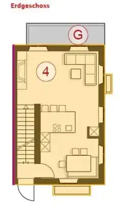 Grundriss Wohnung 4 MFH EG