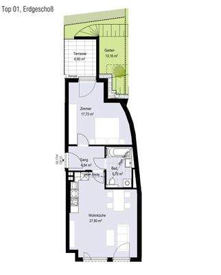 Gartenwohnung Top 01