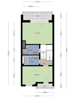 Grundriss 1. Obergeschoss