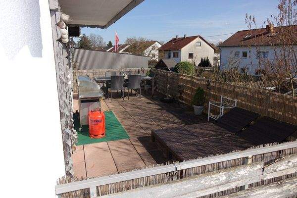 Blick auf dem Balkon