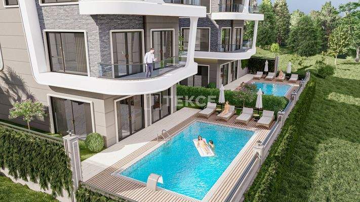Detached Hill-Side Villas in Alanya Kargıcak