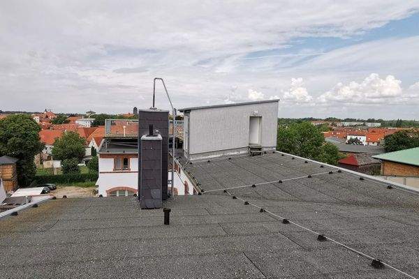 Dach mit Blick auf Dachterrass