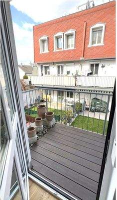 Ausgang auf die Terrasse