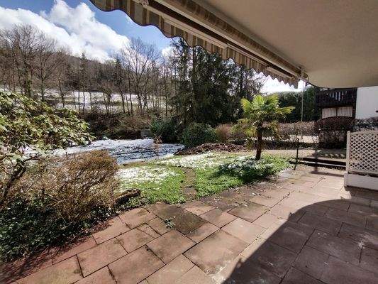 Überdachte Terrasse