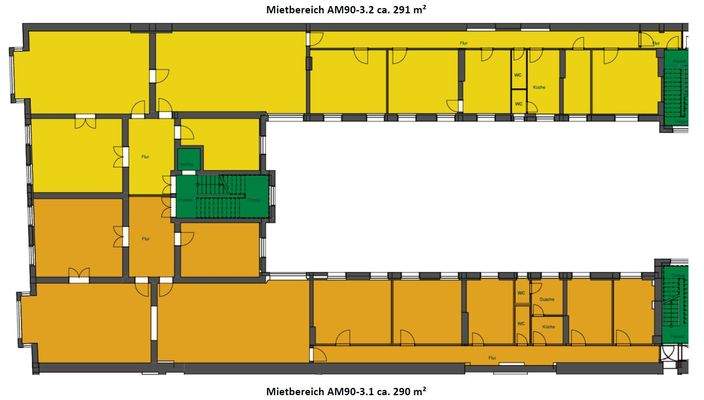 3. OG 581 m² teilbar