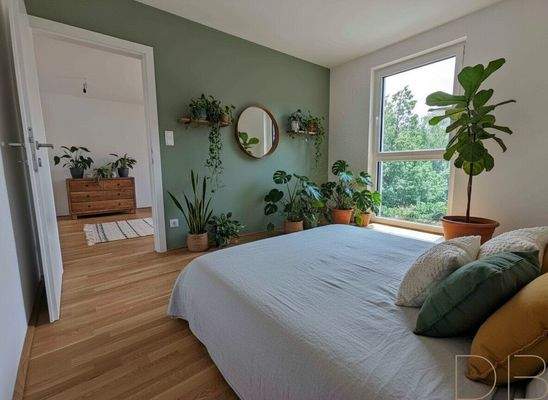 Zimmer 2 Einrichtungsbeispiel - KI generiert