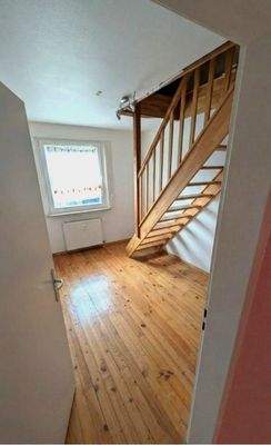 Treppe zum Dachgeschoss