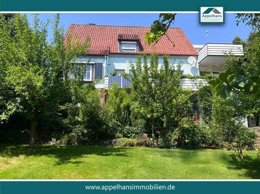 Hausansicht Garten Front