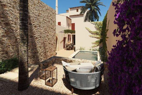 Patio mit mediterranen Flair