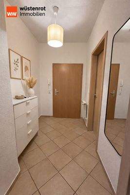 Flur Eingangsbereich mit Visualisierung