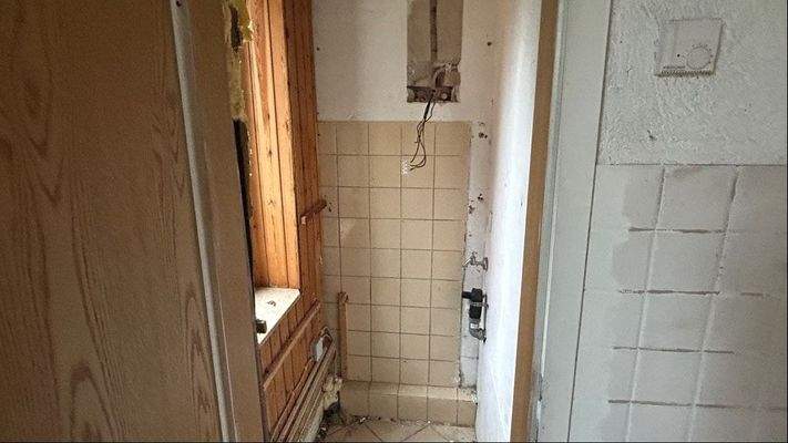 Bereich für die Waschmaschine