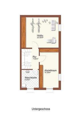 Grundrissplan UG-technisch bearbeitet