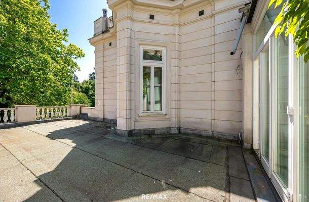 Terrasse gartenseitig