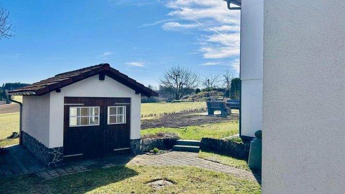 "a schees Gartenhäusle"