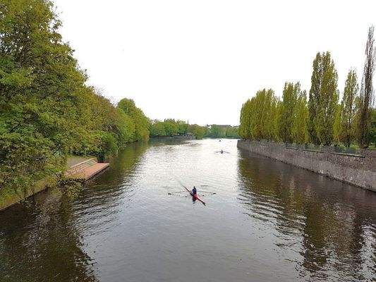 Wassersport auf dem Alsterlauf