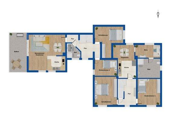 Grundriss Obergeschoss