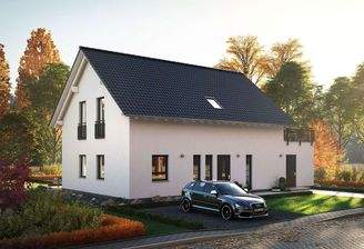 Straßenansicht Herbst