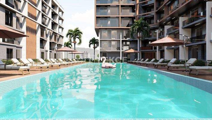 New Apartments for Sale with Mountain Views in Konyaaltı Antalya