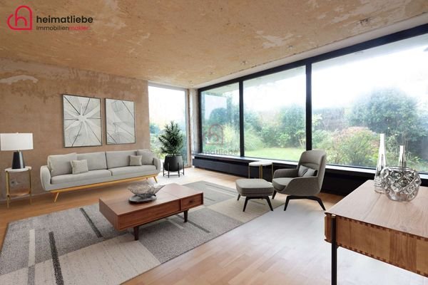 Wohnzimmer möbliert