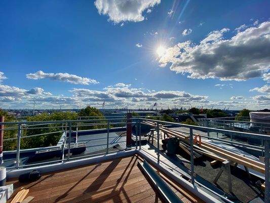 Dachterrasse während der Sanierung