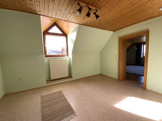 Zimmer im Dachgeschoss
