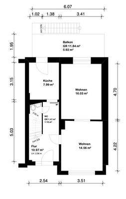 S&P | Grundriss Erdgeschoss