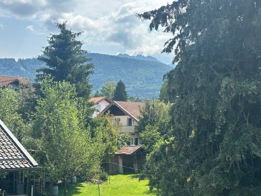 Blick vom Balkon