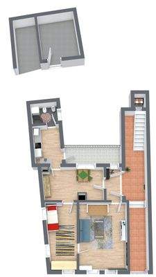 Erdgeschoss - 3D Plan