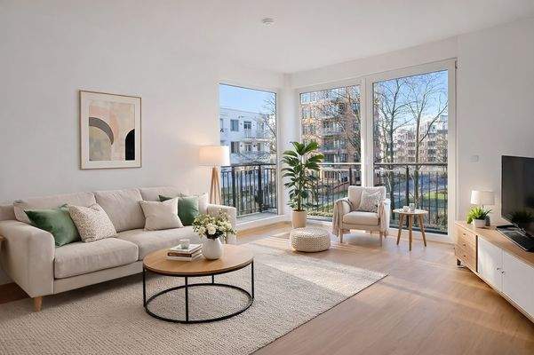 Wohnbereich (virtuell möbliert)