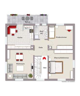 Grundriss Obergeschoss