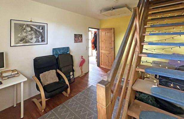 Zugang zum Dachgeschoss