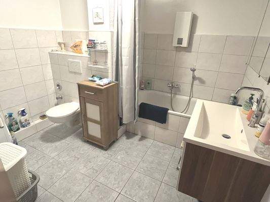 Das Bad im Dachgeschoss